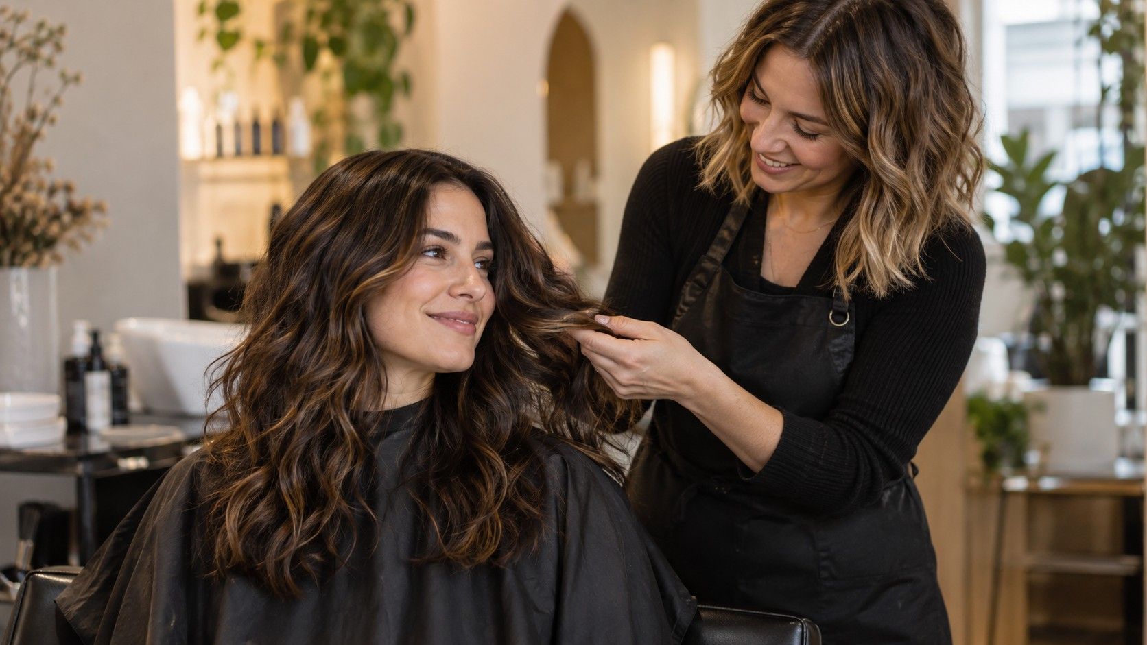 Choosing a haircut with reference photos